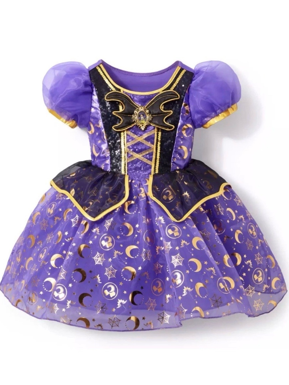 Disney Minnie Mouse Witch Costume for Halloween or Dress Up Size 5/6